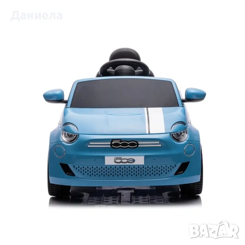 Ел.кола FIAT 500 синя, снимка 3 - Коли, камиони, мотори, писти - 55265352