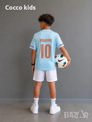 Детски футболни екипи на Мбаппе / Mbappe 10 ! НОВО, снимка 4 - Футбол - 55331691