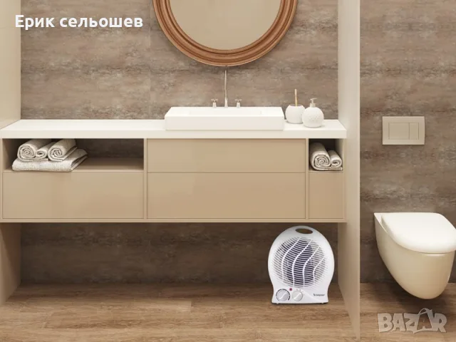 Beper Вентилаторна печка / Духалка 2000W с регулируем термостат, снимка 2 - Отоплителни печки - 55422241