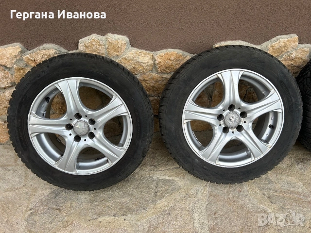 Комплект зимни гуми Uniroyal с джанти, снимка 4 - Гуми и джанти - 55256272