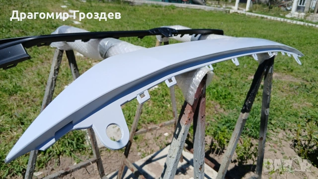 НОВА! Оригинална горна част за предна броня за Peugeot 208 II / Пежо 208 (след 2019 г.), снимка 6 - Части - 54422394