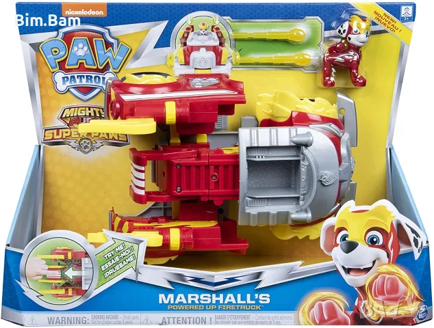 Paw Patrol Marshall's Powered Up Firetruck / Пес Патрул - Маршал