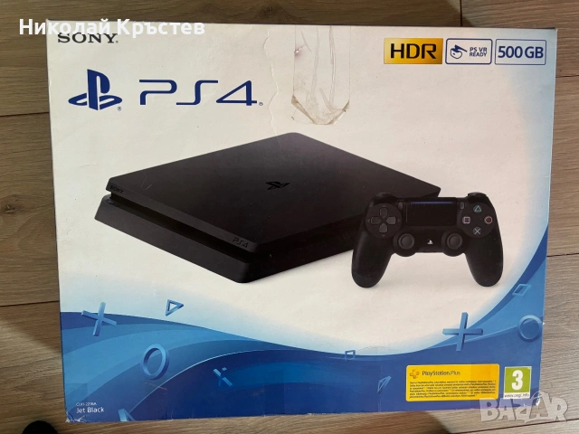 PS4 Slim 500gb с 3 игри, снимка 3 - PlayStation конзоли - 55069427