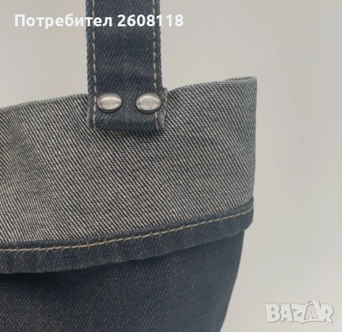 Чанта Levi's от деним с двойни презрамки – тип тоут , снимка 3 - Чанти - 54687226