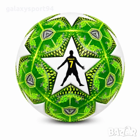 Топка Зелена Роналдо Електрик 2026 Футболна топка 