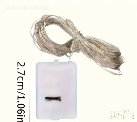 Мини LED лампички 1 м, снимка 2 - Други - 55550515