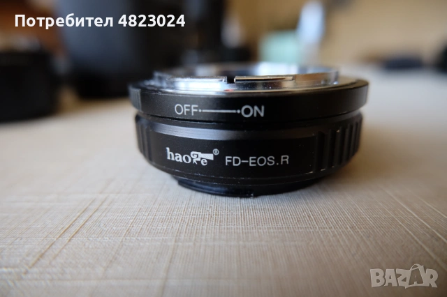 Canon FD - Canon R Adapter, снимка 2 - Обективи и филтри - 54493267
