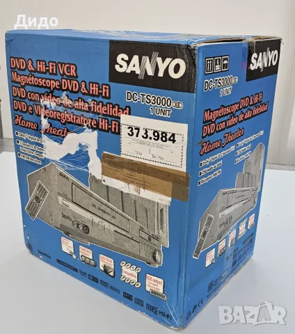 ❗️❗️❗️РЯДКА НАХОДКА ❗️❗️❗️ ЧИСТО НОВА - НЕОТВАРЯНА система за домашно кино VHS - VCR/DVD & Hi-Fi, снимка 5 - Плейъри, домашно кино, прожектори - 55659586