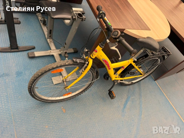120633  жълто pegasus  колело / велосипед / байк -цена 50 евро или 97,79 лева -гумите са здрави 24 ц, снимка 4 - Велосипеди - 54880995