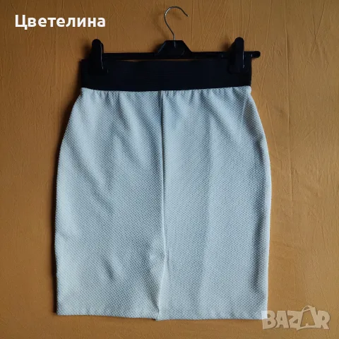 бяла пола RESERVE, р-р 38, снимка 2 - Поли - 55341869