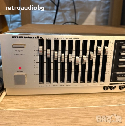 🔈Ретро 10 бандов стерео еквалайзер MARANTZ EQ 340🔈, снимка 2 - Ресийвъри, усилватели, смесителни пултове - 54230645