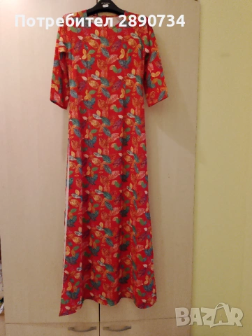 Приятна пролетна или лятна рокля , снимка 2 - Рокли - 54311669