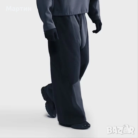 Мъжко долнище Nike Tech Boreas Knit Open-Hem - размер S oversize, снимка 2 - Спортни дрехи, екипи - 54076445