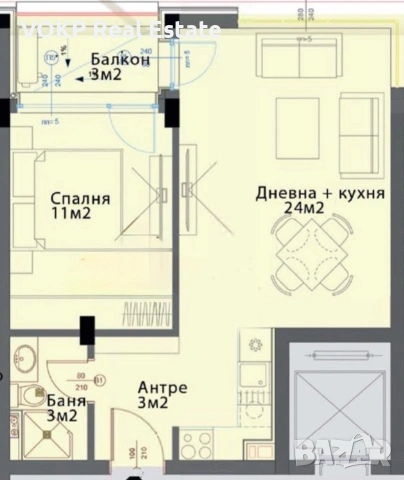 Продава 2-СТАЕН, снимка 3 - Апартаменти - 55031084