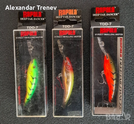 Воблери Rapala TD и TDD, снимка 6 - Такъми - 54168718