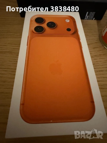 Чисто нов неразопакован Iphone 17 Pro 512gb cosmic orange
