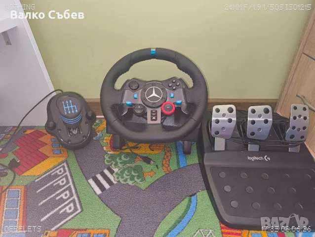 Logitech G29, с модификации + Shifter, снимка 4 - Аксесоари - 55577287