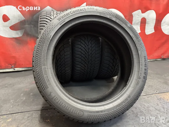 225 45 17, Зимни гуми, Continental WinterContactTS870, 4 броя, снимка 5 - Гуми и джанти - 55655386