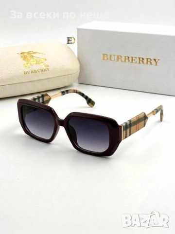 Burberry Слънчеви Очила С UV400 Защита Бърбъри С ПОДАРЪК🎁Калъф И Кутия-Различни Цветове Код SK1508, снимка 3 - Слънчеви и диоптрични очила - 54492029