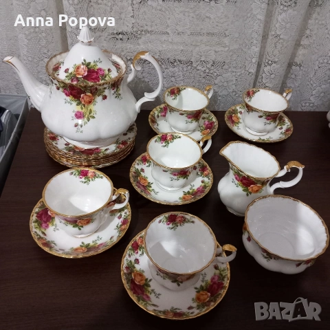 Английски сервиз за чай Royal Albert Old Country Roses