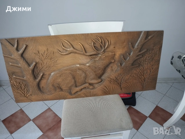 голяма дърворезба, снимка 2 - Антикварни и старинни предмети - 54448829