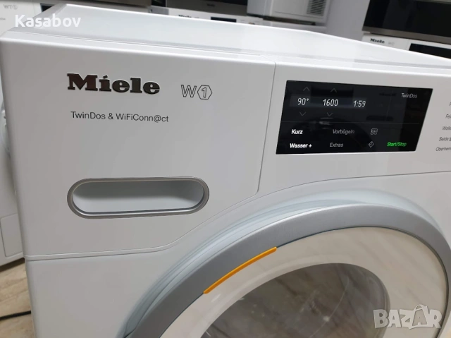 Miele Wi-Fi TwinDos Пералня Миеле 12м Гаранция, снимка 14 - Перални - 54706372