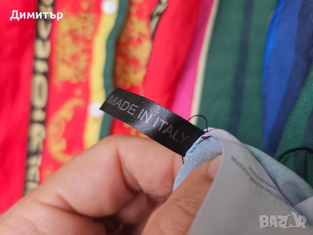 Риза на Versace made in Italy Версаче М , снимка 13 - Ризи - 54734386