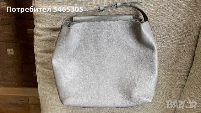 Tods дамска кожена чанта сива, снимка 8 - Чанти - 54663737