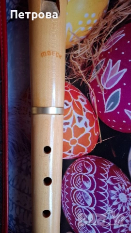 Дървена блокфлейта Moeck, снимка 2 - Антикварни и старинни предмети - 54153171