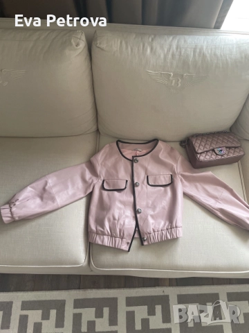 Chanel кожено яке S,M, снимка 8 - Якета - 55391986