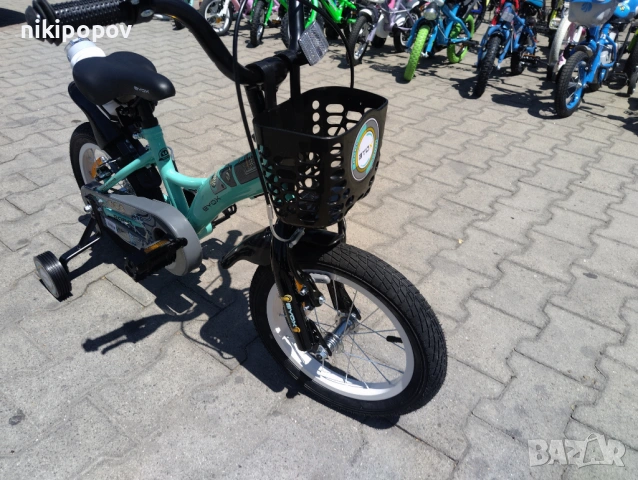 X Детски велосипед 14" ROBO мента, снимка 5 - Велосипеди - 54395049