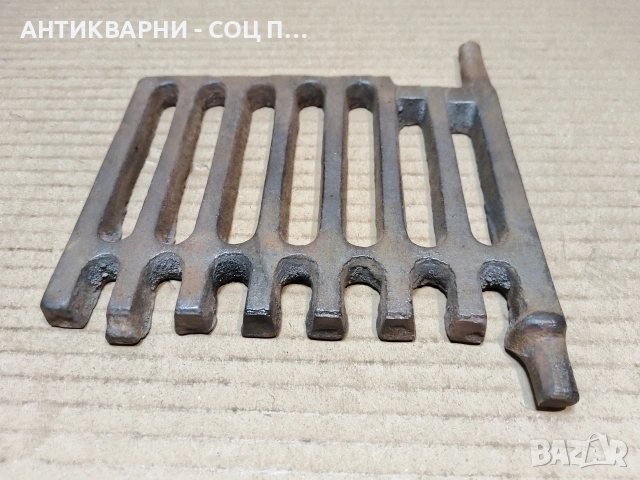Стара Чугунена Скара За Стара Печка. / НОМЕР 1771., снимка 2 - Антикварни и старинни предмети - 54001912
