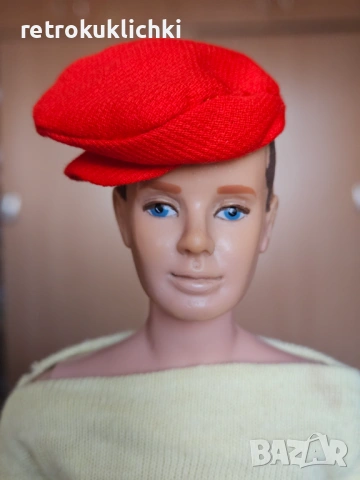 Винтидж кукла Кен от 60-те, рядък модел Brownette Barbie, Барби