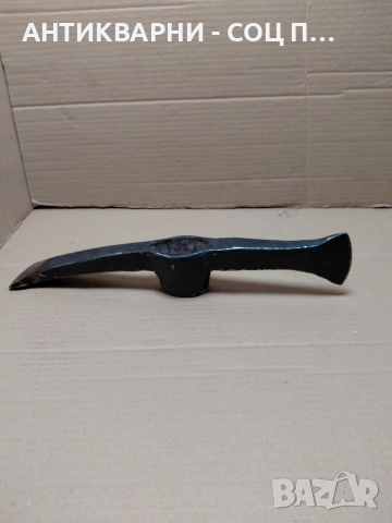 Соц Стара Ръчно Кована Голяма Киркобрадва 2.400кг. НОМЕР 1425., снимка 3 - Антикварни и старинни предмети - 54102218