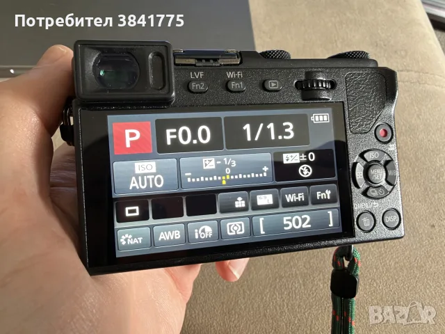 Panasonic GM5 уникален и най-малкият MFT фотоапарат с EVF, снимка 5 - Фотоапарати - 55695247