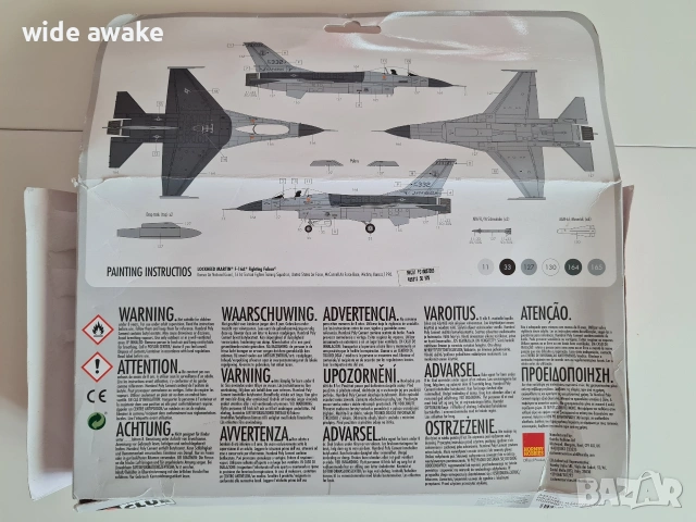 Умален модел самолет F-16A, снимка 3 - Колекции - 54719979