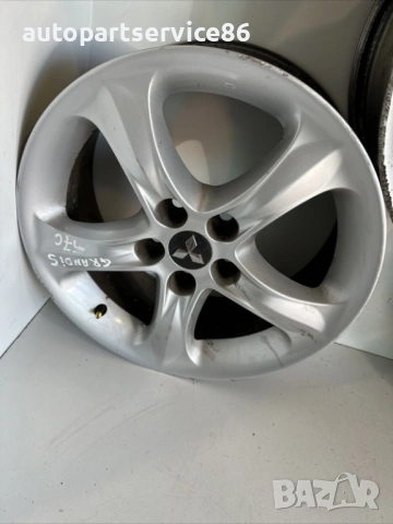 Алуминиева джанта 7x17 ET46, 5 спици за Mitsubishi Grandis (2005), снимка 2 - Части - 54799682