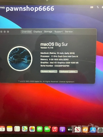 MacBook Retina 12" (Early 2015) / 8GB RAM / 256GB SSD / Retina Display, снимка 5 - Лаптопи за дома - 54760690