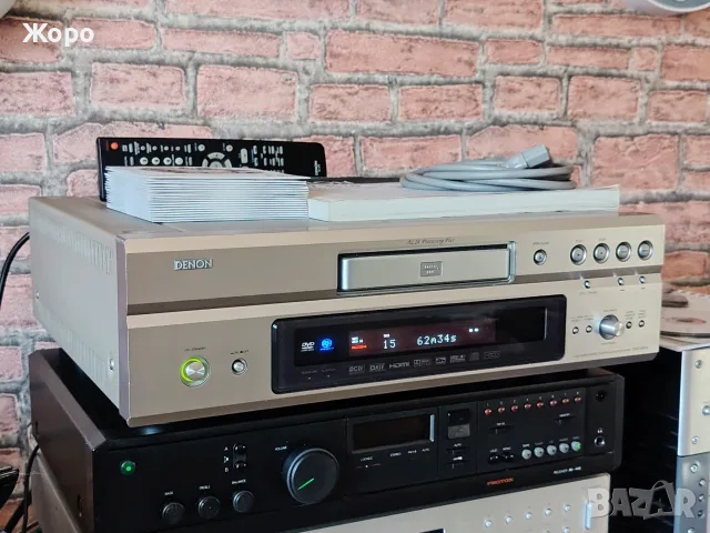 ⏯️Клип. Denon DVD-3910 SACD DVD-Audio CD Mp3, снимка 4 - Ресийвъри, усилватели, смесителни пултове - 55492923