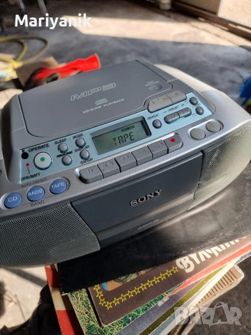 Sony CFD-S03CPL, снимка 2 - Радиокасетофони, транзистори - 53972932