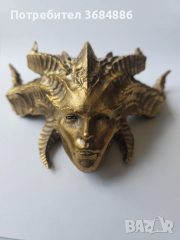 Ръчно изработена месингова статуетка Lilith / Лилит – fantasy gothic collectible, снимка 2 - Колекции - 54695472