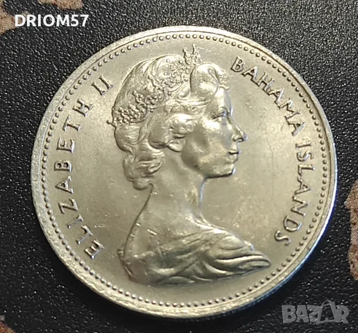 Монета Бахами - 1 бр. [1966], снимка 2 - Нумизматика и бонистика - 52098180