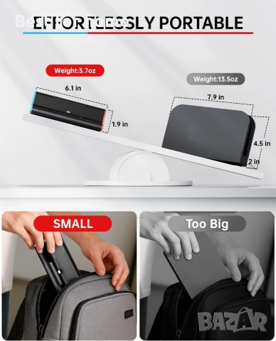 TV докинг станция за Nintendo Switch 2, преносима докинг станция с Gigabit Ethernet (1000Mbps), снимка 7 - Аксесоари - 54961925