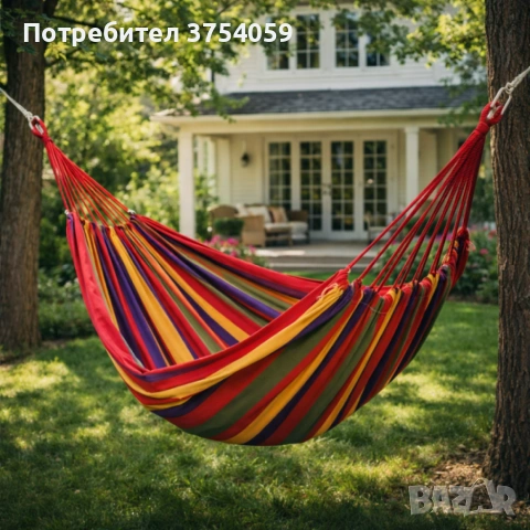 Градиснки червен хамак - идеален за релакс, следобедна дрямка или почивка
