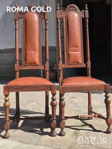 11 комплекта Антикварни столове, снимка 6 - Столове - 54264662