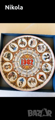 Календарни чинии Wedgwood, снимка 10 - Чинии - 54687969