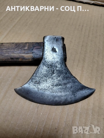 Стара Ръчно Кована Брадва Викинг 0.630кг. НОМЕР 747., снимка 3 - Антикварни и старинни предмети - 54175990