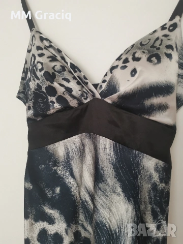 Сатенена рокля S, M размер , снимка 2 - Рокли - 54218633