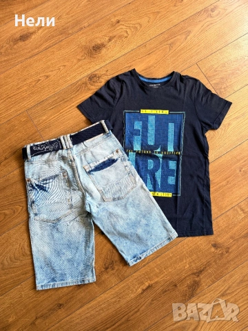 ZARA, H&M детски къси дънки за момче ръст 152, снимка 8 - Детски къси панталони - 54948571