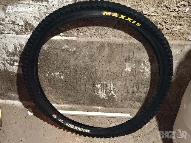 Гума Maxxis Minion DHF 29 x 2.5 с Exo протекция на страничния борд Downhill Dh колело, снимка 3 - Части за велосипеди - 54587232